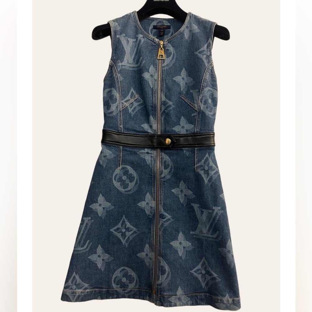 Louis Vuitton Blue Denim Dress, EU36